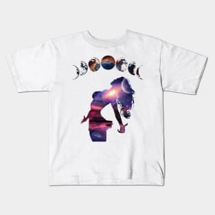 Moon Face Kids T-Shirt